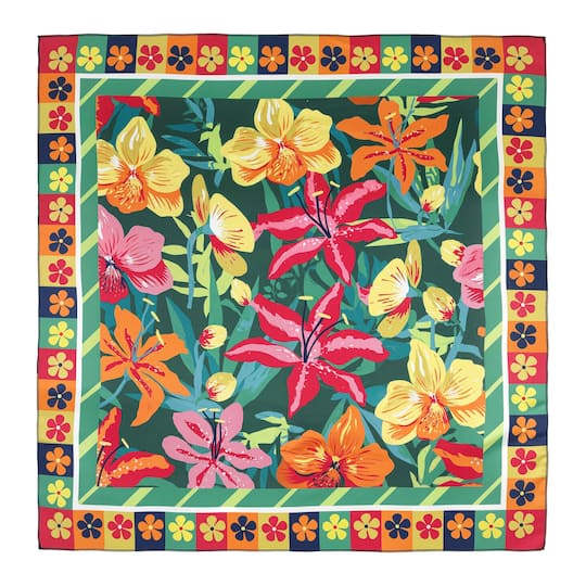 Summer Tropical Orchid & Lily Bandana by Make Market®